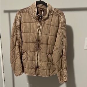 Free People Dolman Quilted Knit Jacket
